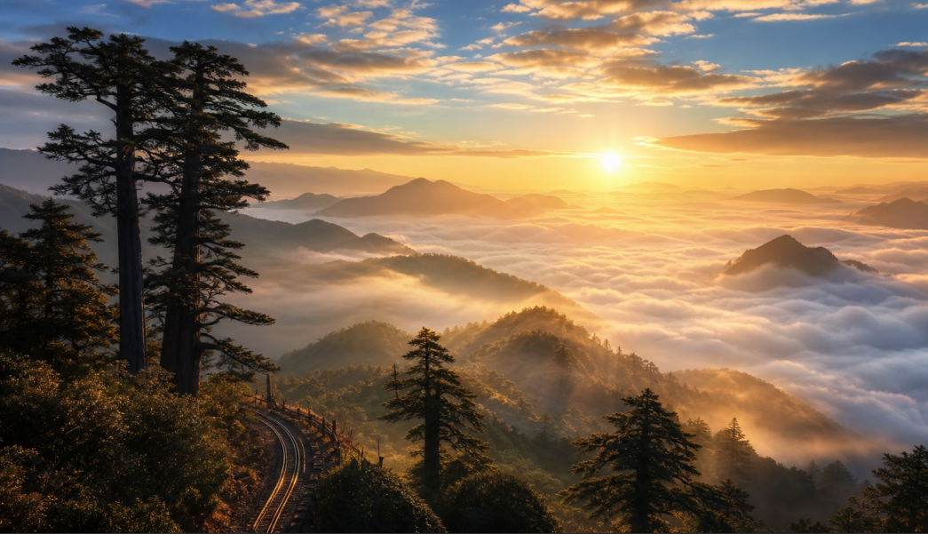 Alishan Tour Guide: Sunrise, the Sea of Clouds, and Ancient Forests